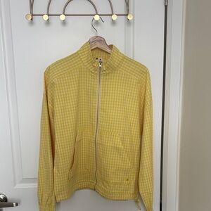 Yellow Adidas Zip-Up Jacket